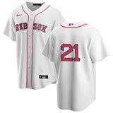 Men's Nike Boston Red Sox Roger Clemens #21 Home Official Replica Player Jersey - Pro Jersey Sports