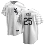 NIKE Men's Sammy Sosa Chicago White Sox White Home Premium Twill Replica Jersey - Pro Jersey Sports