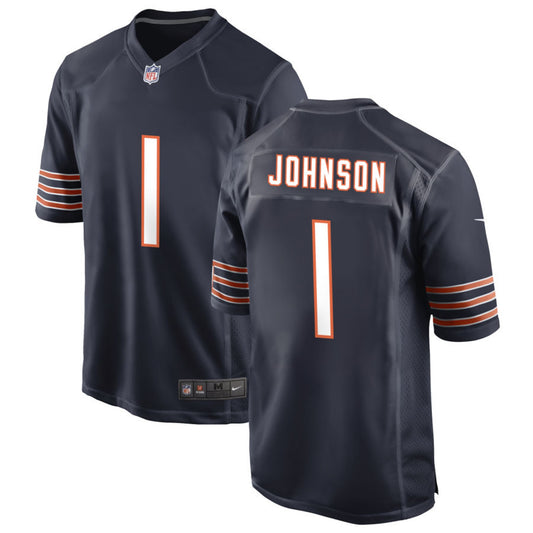 Men's Jaylon Johnson Chicago Bears Nike Navy Replica Game Jersey