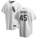 NIKE Men's Garrett Crochet Chicago White Sox White Home Premium Replica Jersey - Pro Jersey Sports