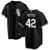 NIKE Men's Ron Kittle Chicago White Sox Black Alternate Premium Twill Replica Jersey - Pro Jersey Sports
