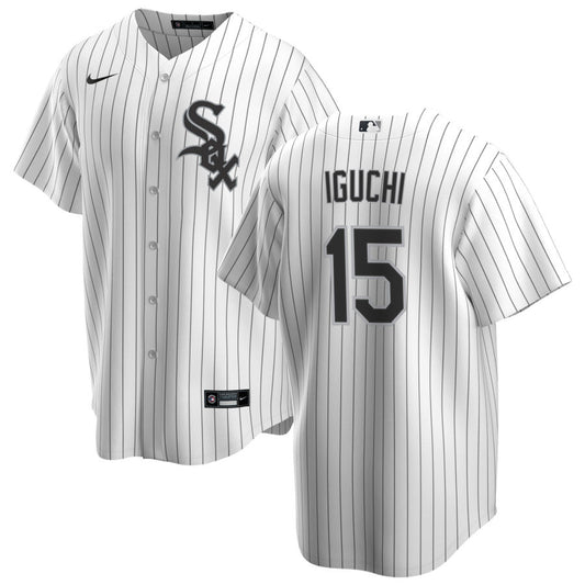 NIKE Men's Tadahito Iguchi Chicago White Sox Home Replica Jersey With Premium Lettering