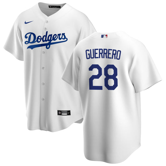 Men's Pedro Guerrero Los Angeles Dodgers Nike White Home Replica Team Jersey