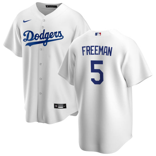 Men's Freddie Freeman Los Angeles Dodgers Nike White Home Replica Team Jersey