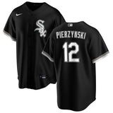 A.J. Pierzynski Chicago White Sox NIKE Replica Men's Alternate Black Jersey With Premium Lettering - Pro Jersey Sports