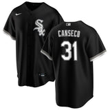 NIKE Men's Jose Canseco Chicago White Sox Black Alternate Premium Twill Replica Jersey - Pro Jersey Sports