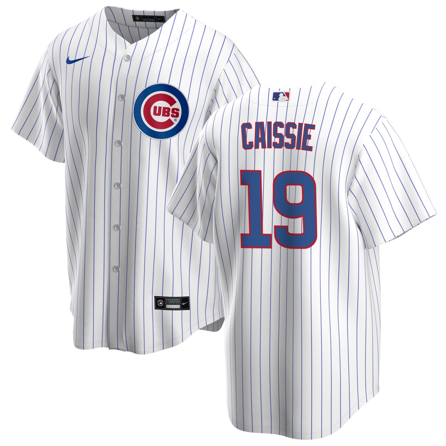 NIKE Men's Owen Caissie Chicago Cubs White Home Premium Twill Replica Jersey - Pro Jersey Sports