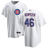 NIKE Men's Ryan Dempster Chicago Cubs White Home Premium Stitch Replica Jersey - Pro Jersey Sports