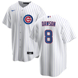 NIKE Men's Chicago Cubs Andre Dawson Premium Twill White Home Replica Jersey - Pro Jersey Sports