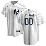 Men's Nike George Costanza White New York Yankees Home Official Replica Player Jersey - Pro Jersey Sports