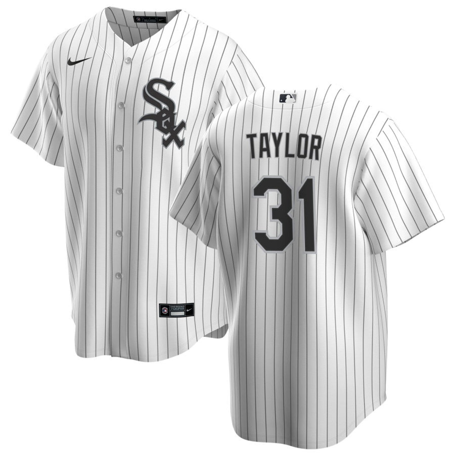 Men's Chicago White Sox Grant Taylor Nike White Home Premium Replica Jersey
