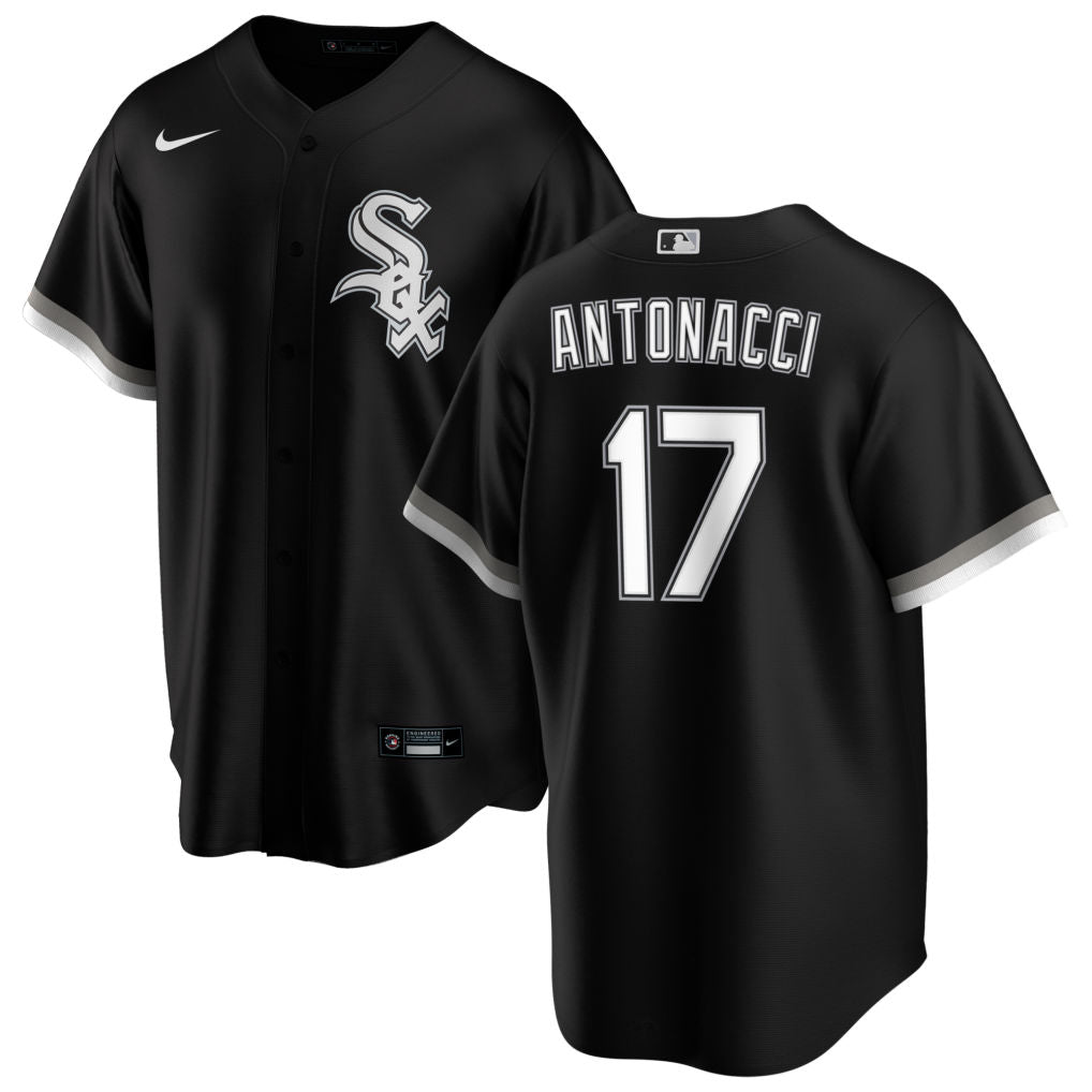 Men's Chicago White Sox Sam Antonacci Nike Black Alternate Premium Replica Jersey