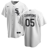 NIKE Men's 2005 World Series Champions Chicago White Sox White Home Premium Stitch Replica Jersey - Pro Jersey Sports