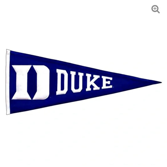 Duke Blue Devils NCAA Traditions Collection Wool Pennant Winning Streak Sports