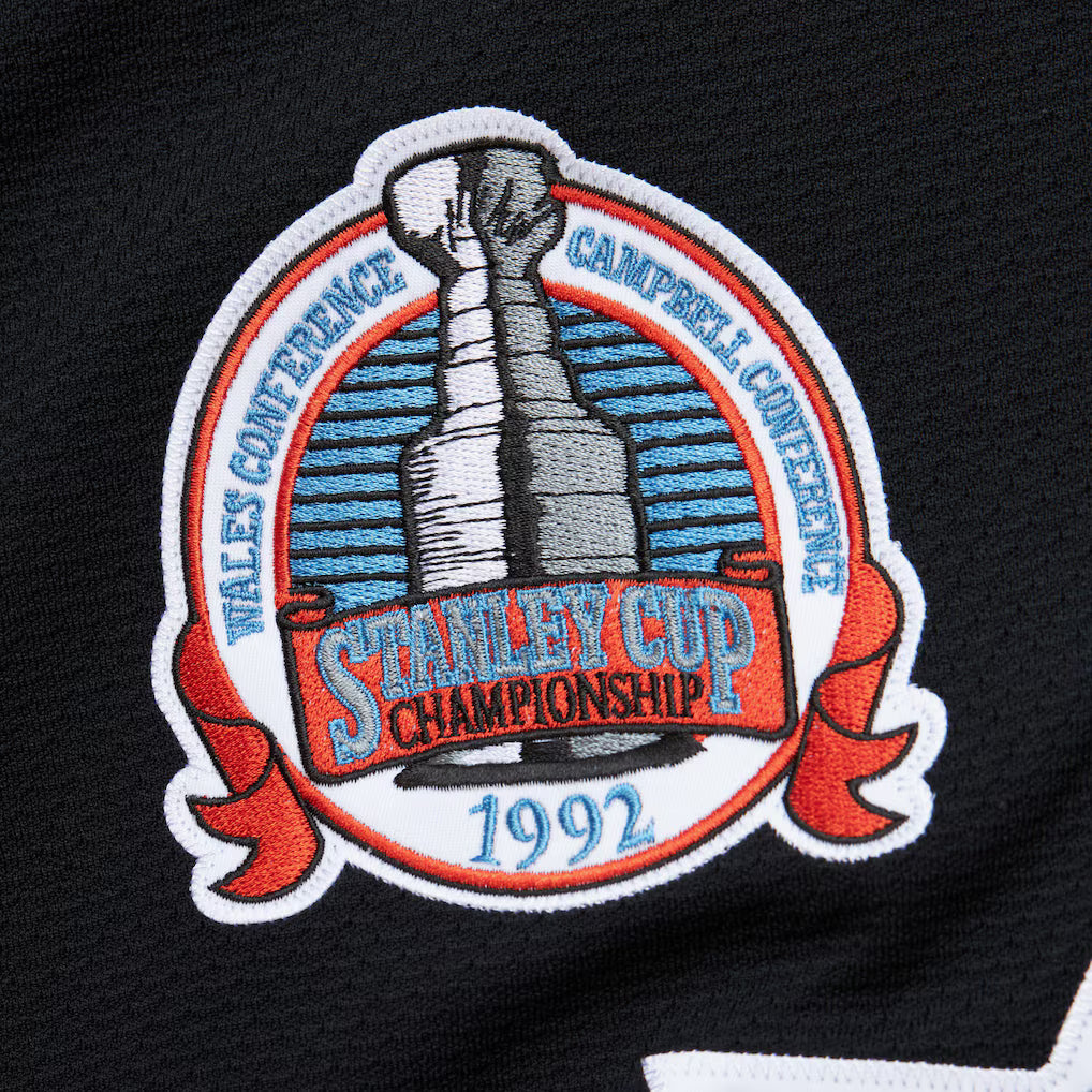 Men's Mario Lemieux Pittsburgh Penguins 1991-92 Black Power Play Player Jersey - Pro Jersey Sports