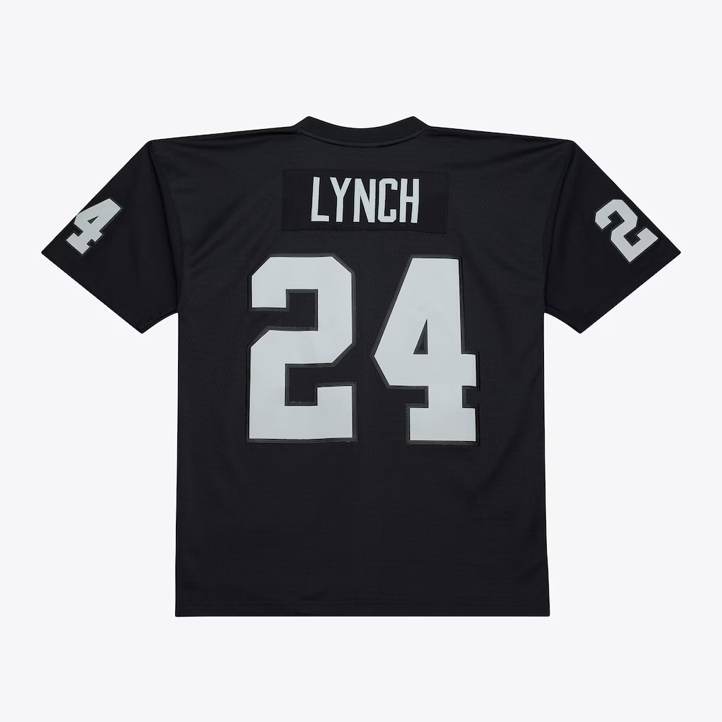 Mitchell & Ness Marshawn Lynch Las Vegas Raiders Black Retired Player Legacy Replica Jersey