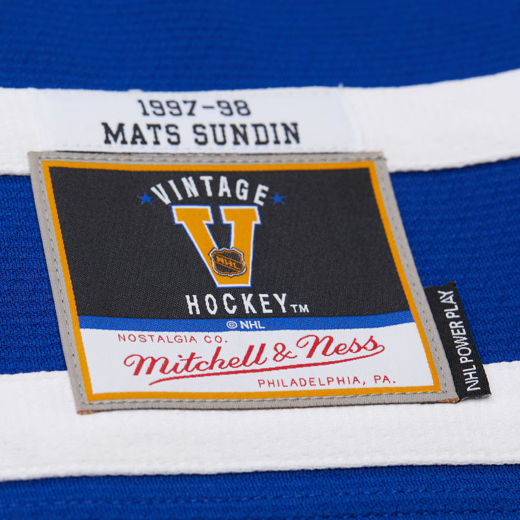 Men's Mats Sundin Toronto Maple Leafs 1997-98 Blue Power Play Jersey - Pro Jersey Sports