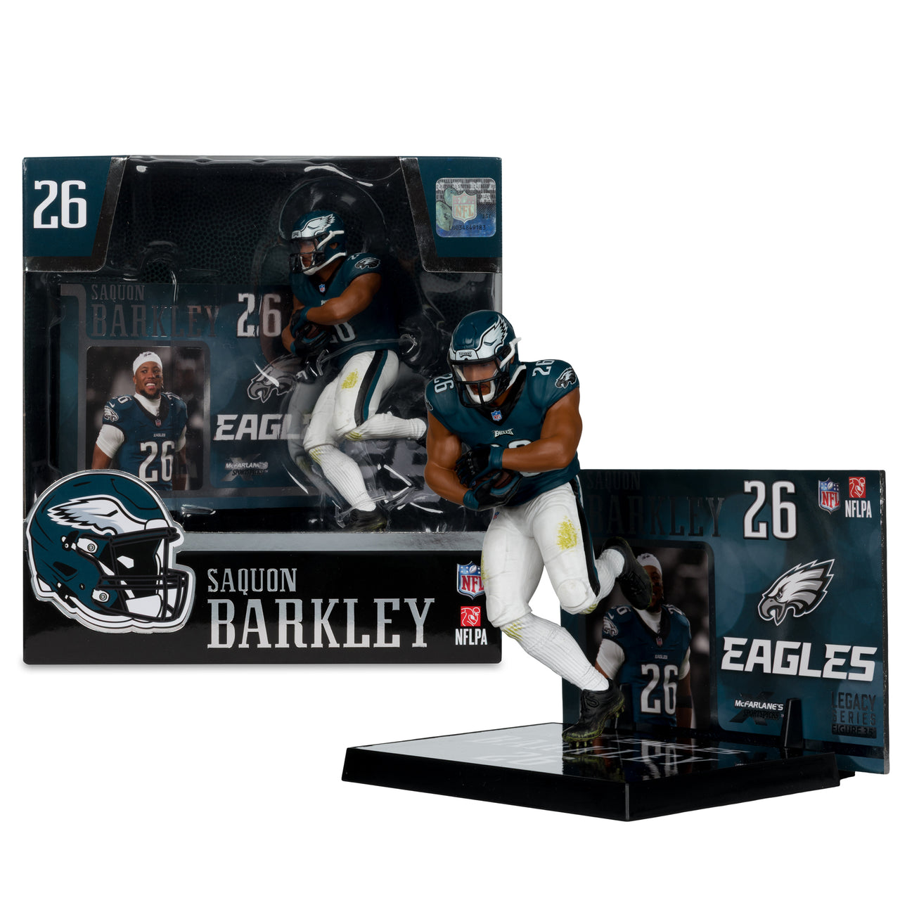 Saquon Barkley Philadelphia Eagles Sportspicks Legacy Series McFarlane Figure - Pro Jersey Sports