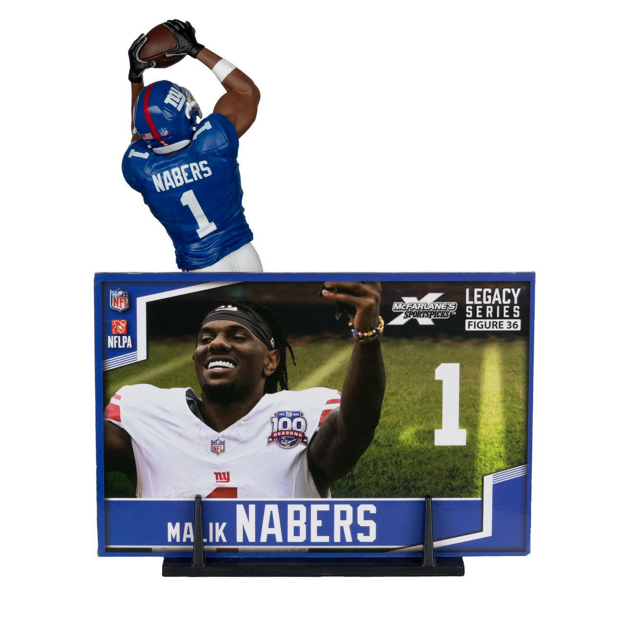 Malik Nabers New York Giants Sportspicks Legacy Series McFarlane Figure - Pro Jersey Sports