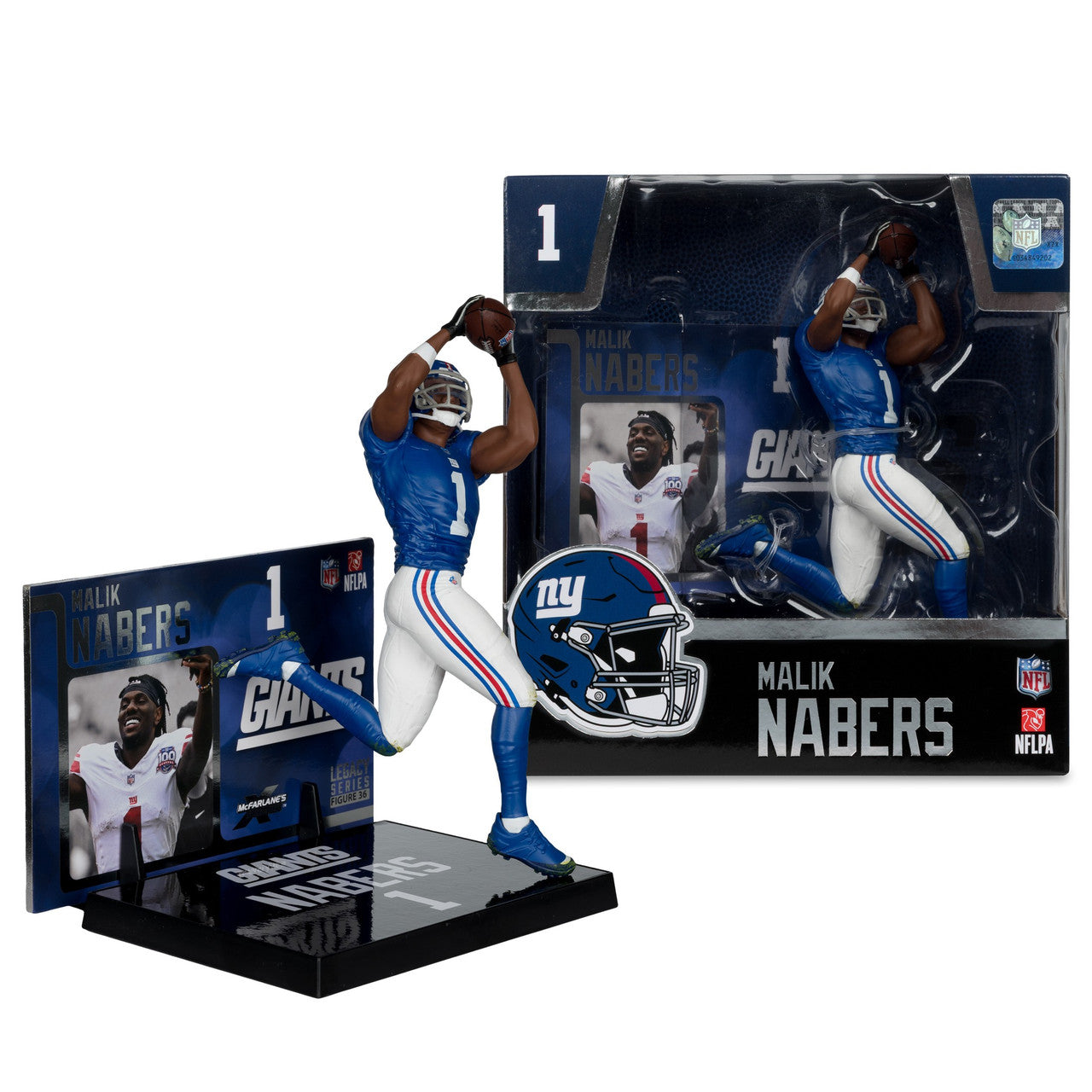 Malik Nabers New York Giants Sportspicks Legacy Series McFarlane Figure - Pro Jersey Sports