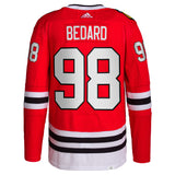 Men's Connor Bedard Chicago Blackhawks Adidas Red Home Primegreen Authentic Pro Jersey - Pro Jersey Sports