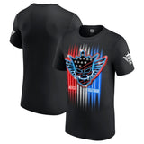 Men's WWE Cody Rhodes Black Neon American Nightmare T-Shirt - Pro Jersey Sports