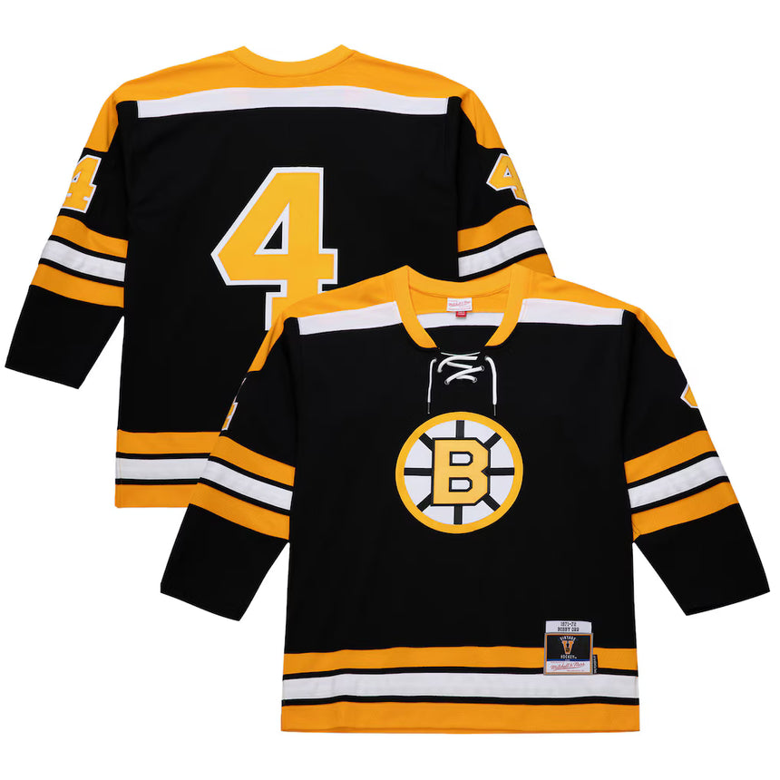 Men's Boston Bruins Bobby Orr Black 1971-72 Power Play Jersey - Pro Jersey Sports