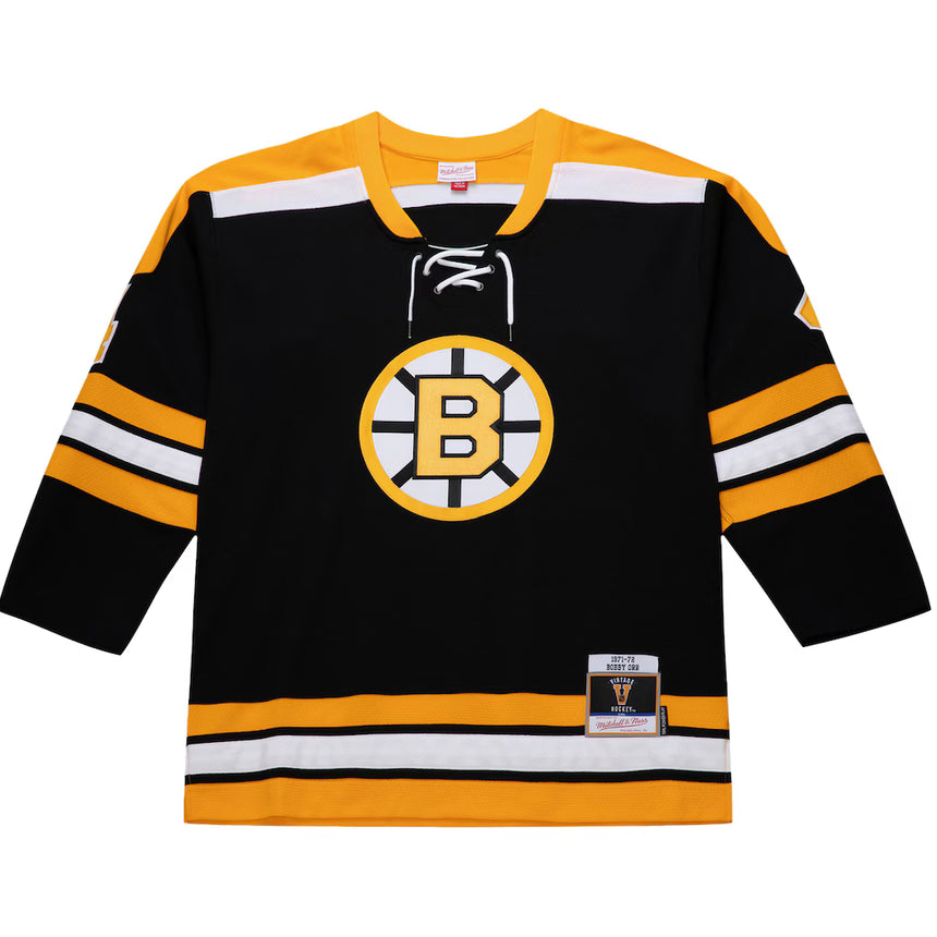 Men's Boston Bruins Bobby Orr Black 1971-72 Power Play Jersey - Pro Jersey Sports