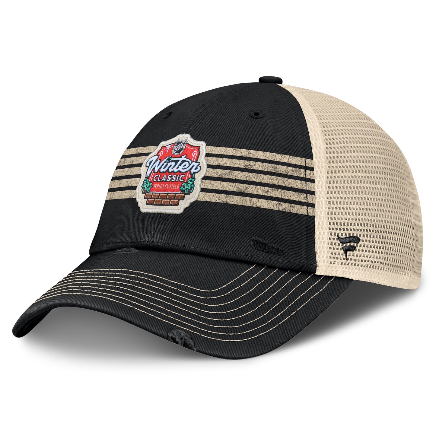 Men's Fanatics Black 2025 NHL Winter Classic Trucker Adjustable Hat