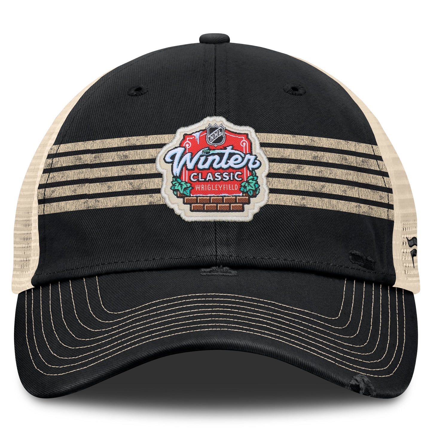 Men's Fanatics Black 2025 NHL Winter Classic Trucker Adjustable Hat