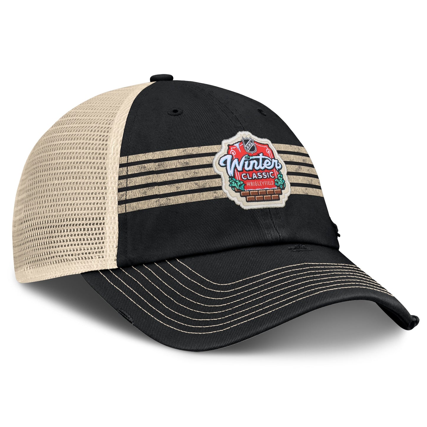 Men's Fanatics Black 2025 NHL Winter Classic Trucker Adjustable Hat