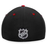 Men's Chicago Blackhawks Fanatics Branded Black NHL Authentic Pro Draft Flex Hat - Pro Jersey Sports