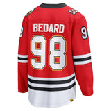 Men's Chicago Blackhawks Connor Bedard Fanatics Red Centennial Breakaway Player Jersey - Pro Jersey Sports