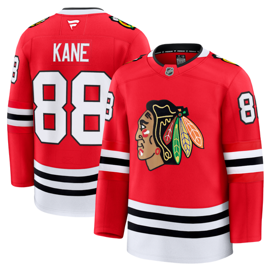 Men's Patrick Kane Chicago Blackhawks Fanatics Red Home Premium Jersey