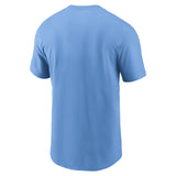 Men's North Carolina Tar Heels Jordan Brand Light Blue Primetime Wordmark T-Shirt - Pro Jersey Sports