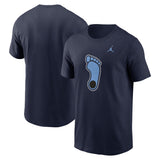 Men's North Carolina Tar Heels NIKE Jumpman Navy Alternate Logo Tee - Pro Jersey Sports