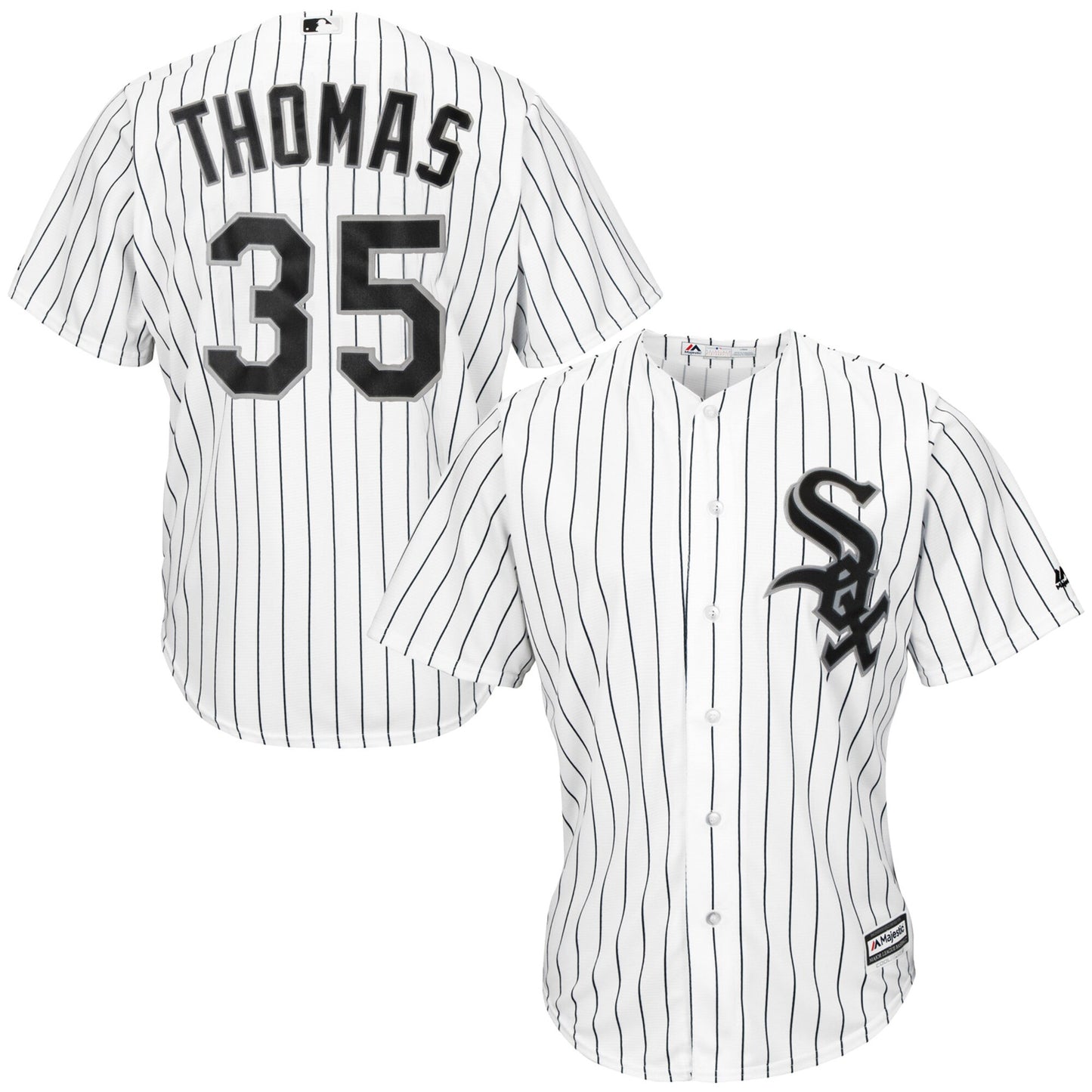 Majestic Youth Chicago White Sox Frank Thomas White Home Replica Jersey