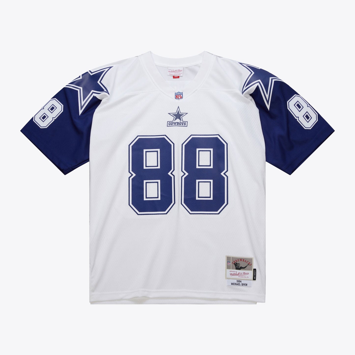 Men's Michael Irvin White Dallas Cowboys 1994 NFL Legacy Mitchell & Ness Replica Jersey - Pro Jersey Sports