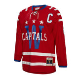 Men's Washington Capitals Alexander Ovechkin Mitchell & Ness Red 2015 Captain Patch Blue Line Player Jersey - Pro Jersey Sports