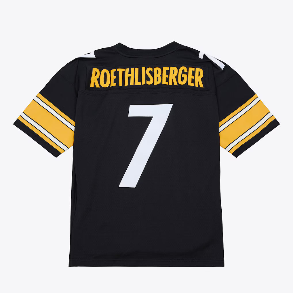 Men's Pittsburgh Steelers Ben Roethlisberger Mitchell & Ness Black 2004 Legacy Throwback Replica Jersey