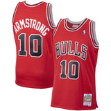 Mens Chicago Bulls B.J. Armstrong Mitchell & Ness Red 1990-91 Hardwood Classics Swingman Jersey - Pro Jersey Sports