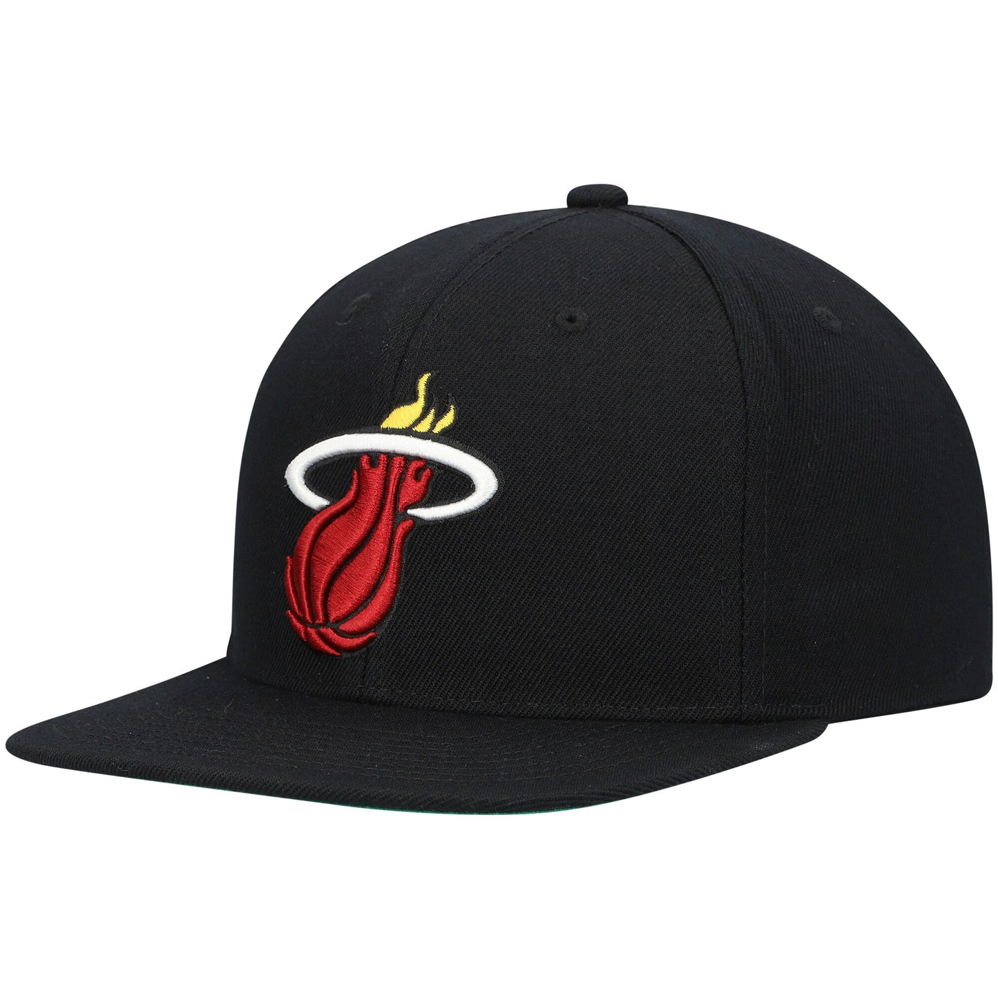 Miami Heat Mitchell & Ness Hardwood Classics 2007 NBA Finals Top Shot Snapback Hat - Black