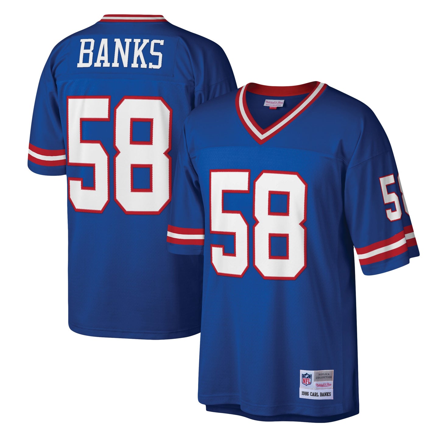 Carl Banks New York Giants Mitchell & Ness Legacy Replica Jersey - Royal - Pro Jersey Sports