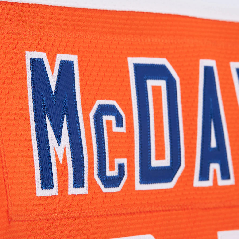 Men's Connor McDavid Edmonton Oilers Mitchell & Ness Power Play Jersey - Orange - Pro Jersey Sports