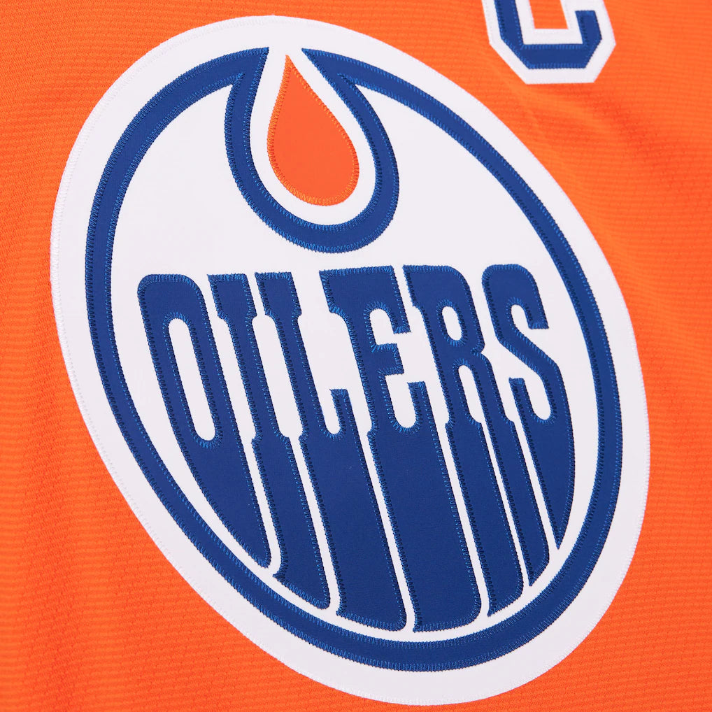 Men's Connor McDavid Edmonton Oilers Mitchell & Ness Power Play Jersey - Orange - Pro Jersey Sports