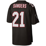 Mens Atlanta Falcons Deion Sanders Mitchell & Ness Black 1992 Retired Player Vintage Replica Jersey - Pro Jersey Sports