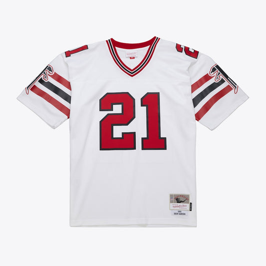 Men's Mitchell & Ness Deion Sanders White Atlanta Falcons 1989 Legacy Replica Jersey - Pro Jersey Sports