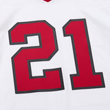 Men's Mitchell & Ness Deion Sanders White Atlanta Falcons 1989 Legacy Replica Jersey - Pro Jersey Sports