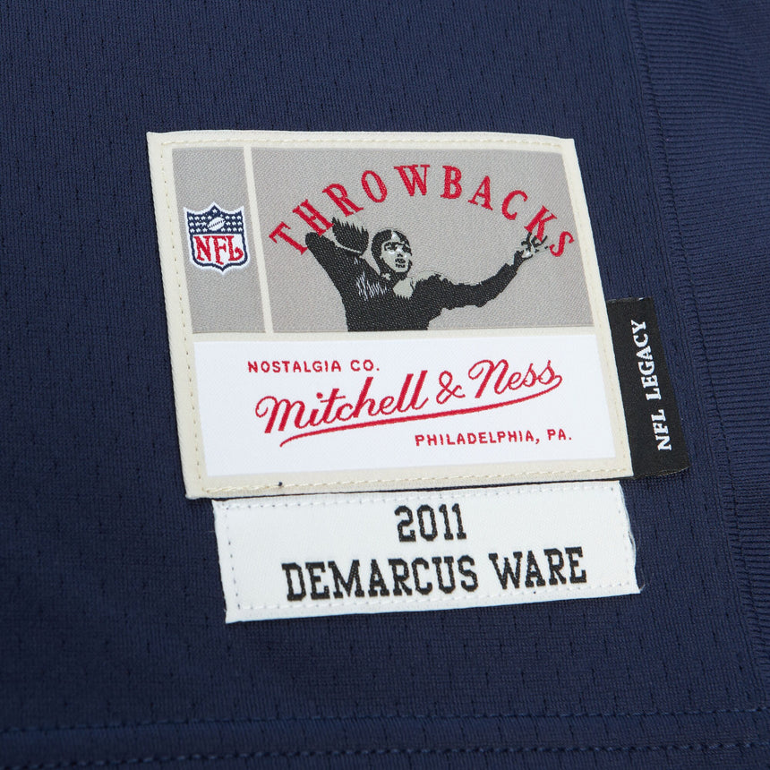 Men's Dallas Cowboys DeMarcus Ware Mitchell & Ness Navy 2011 Alternate Legacy Replica Jersey - Pro Jersey Sports