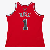 Men's Chicago Bulls Derrick Rose Mitchell & Ness Red 2008 Hardwood Classics Swingman Jersey - Pro Jersey Sports
